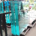 Custom 6mm Low Iron Ultra Clear Safety Toughened Glass Tabletop