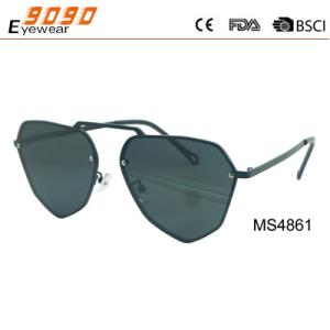Wholesale 2018 fashion metal pilot sunglasses with 100% UV protection lens, suitable for men and women from china suppliers