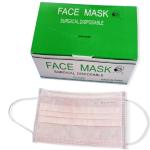 Anti Pollution Disposable Mouth Mask , Non Woven Dental Face Mask Three Layers