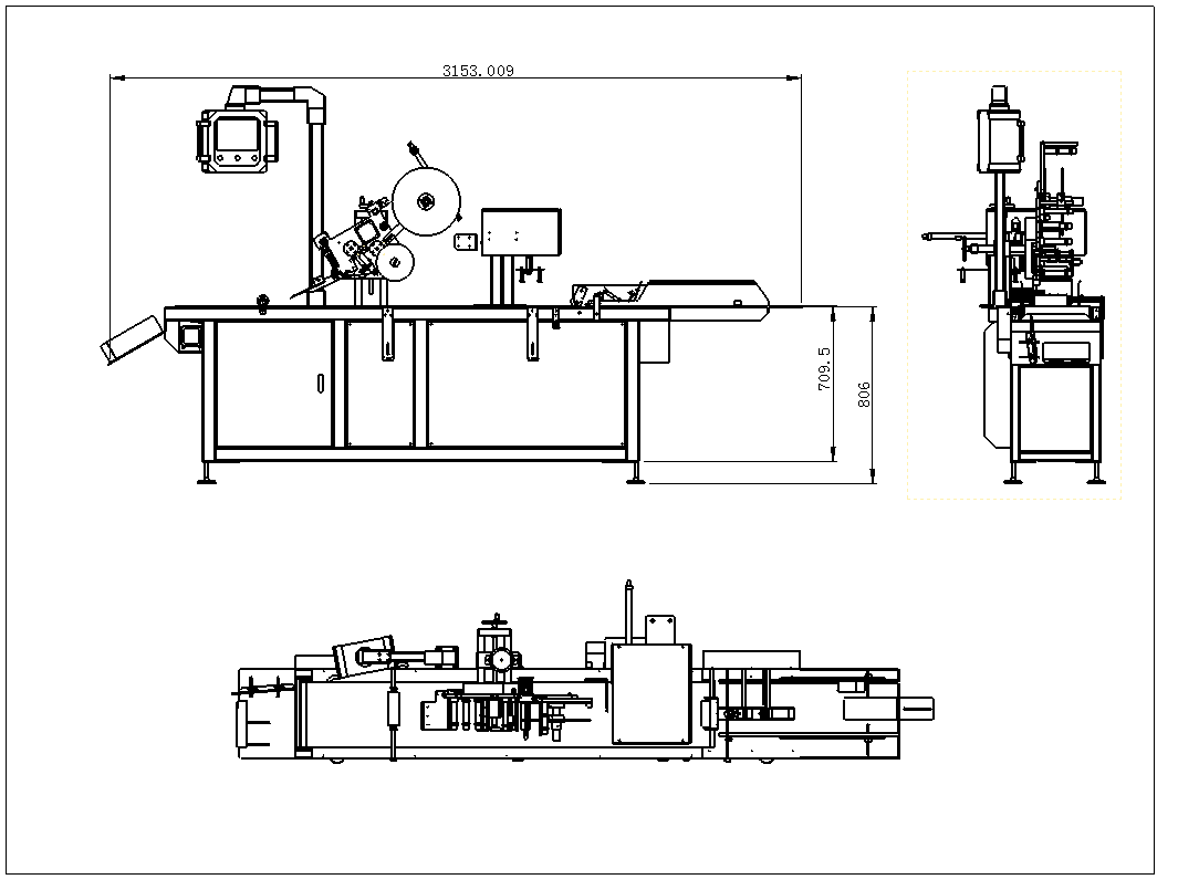 YIMU YM210D Automatic Rfid Hang Tag Cardboard Label Applicator Pouch Paging Labeling Machine