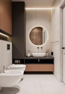 Wholesale Bathroom Furniture Modern Wooden Vanity Bathroom Cabinet from china suppliers