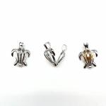 Pearl Cage Pendant Essential Oil Diffuser Jewelry Making Accessories DIY