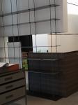 Multifunctional Aluminum Display Shelf L Shape TV Storage Cabinet