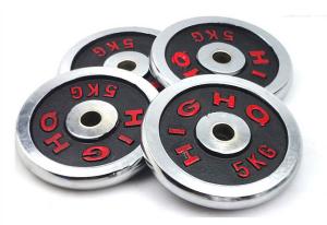 Wholesale cast iron chrome adjustable dumbell set chrome dumbell plates from china suppliers