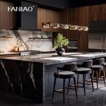 Cabinets Supplier Modern Island Kitchen Designs Complete Metal Laminate Glossy
