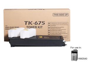 Wholesale Kyocera KM - 2560 copier Toner Cartridge TK - 675 with Chip from china suppliers