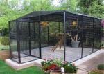 Galvanized bird aviary cage