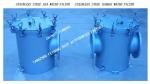 STRAIGHT THROUGH STAINLESS STEEL SEA WATER FILTER AS250 CB/T497-2012 FOR LOW
