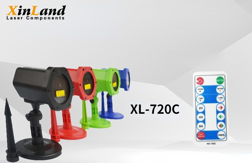 5 Watt Single Hole Outdoor Laser Lights With Remote Control
