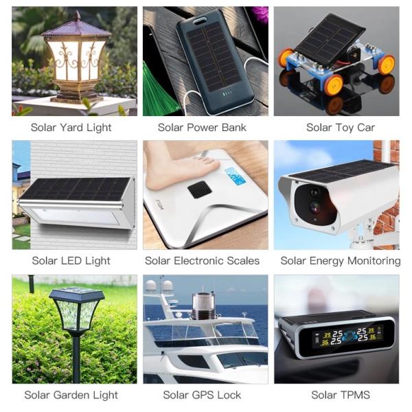 Long Lifespan Sunpower Small Flexible Solar Panels Monocrystalline Cells 40 Watt