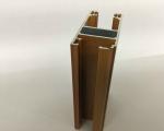 Light Brown Wood Finish Aluminium Profiles For Decoration 6m Normal length
