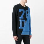 Color Contrast Mens Hoodies And Sweatshirts Size S - 3XL Polyester / Cotton