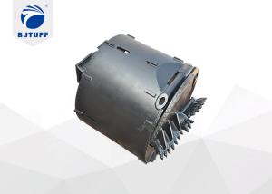 Wholesale Pile Drill Machine Parts Double Bottom Auger Bucket For Hard Rock Drilling from china suppliers