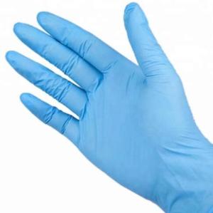 Wholesale GB2626 14.6cm*11.5cm Blue Disposable Medical Nitrile Gloves from china suppliers