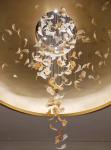 Villa Duplex Staircase Living Room Creative Custom Chandelier Glass Petal