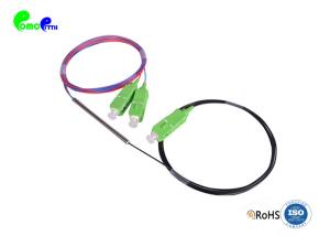Wholesale Highly Stable Fiber Optic Coupler 1x2 FBT Splitter 9 / 125μm SC APC 0.9mm Cable Energy Conservation from china suppliers