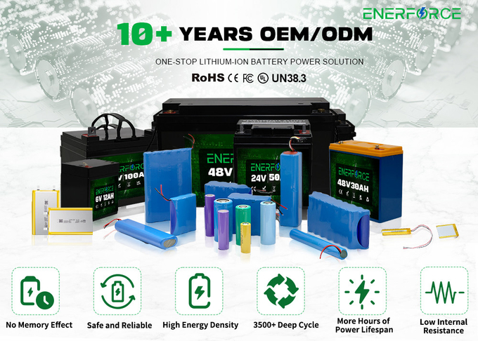 36V 48V 60V Golf Cart Battery Lifepo4 Battery Pack 100ah 150ah 200ah 300ah Grade A