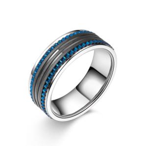 Wholesale Men's Stainless Steel Rings Wedding Engagement Party Anniversary Rings from china suppliers