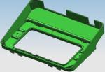ABS Plastic Parts Injection Mould Tool 1 Cavity Mold Cold Runner Wedge