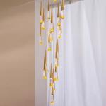 Nordic Light Luxury Silver Mountain Crystal Chandelier for Villa Duplex