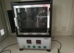 Fabric Horizontal Flammability Tester Auto Interior , Plastic Industry Fmvss 302