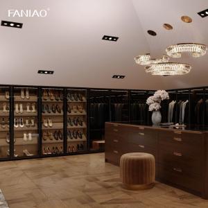Wholesale Customized Bedroom Walk-In Portable Wardrobe Closet Modern Wooden Wardrobe Room Cabinets from china suppliers
