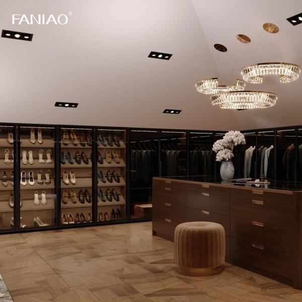 Customized Bedroom Walk-In Portable Wardrobe Closet Modern Wooden Wardrobe Room