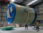 City Construcion Rainwater Commercial Sewage Lift Station FRP Integrated Lifting