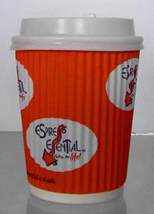 Wholesale Food Grade Single Wall Paper Cups With Double Side PE Coated Color Optional from china suppliers