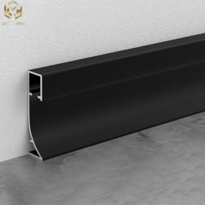 Wholesale Heavy Duty Aluminium Skirting Profile 2.5mm Thickness Anti-Scratch Surface from china suppliers