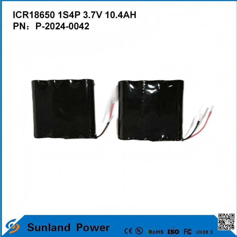 ICR 18650 1S4P Battery For A Versatile, High-Capacity Lithium Battery Solution ，Meeting the long battery life requirements for multiple devices