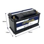 Rechargeable Lifepo4 12v 175ah Battery Deep Cycle For Golf Carts Refuge Boat