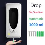 1000mL Wall Mounted Hand Sanitizer Dispenser with Disinfection Sprayer Fogging