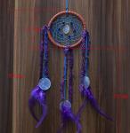 New Dream Catcher with Purple Floral Feather Car Wall Hanging Decor Ornament