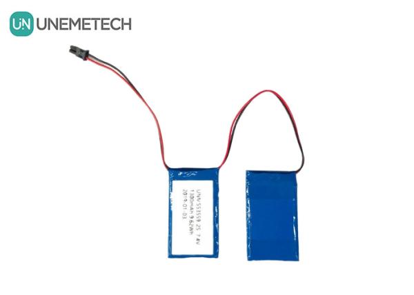 2C High Discharge Rate Lipo Battery Pack 553559 7.4V 1300mAh 2S For Artificial