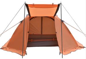 Wholesale 150*210*120cm Waterproof Orange 210D Polyester Ripstop Coated PU3500+ Outdoor Camping Tents Fit For 2~3 People from china suppliers