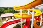 Customized Family Aqua Park Slides Outdoor Fiberglass Water Slide For Amusement