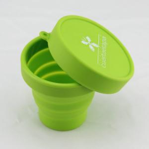 Wholesale Food grade standard outdoor silicone foldable cup from china suppliers