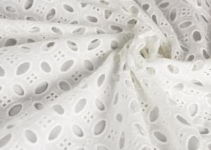 Wholesale Heavy Vintage Eyelet 100% Cotton Lace Fabric Wholesale By The Yard from china suppliers