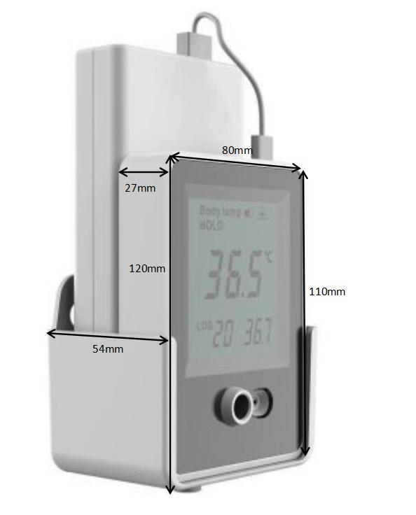 Alarm Voice AI Doorbell AI Face Recognition Thermometer