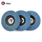 Blue Steel Polishing Zirconia Flap Disc 5 Inch 125mm Of 60 Grits