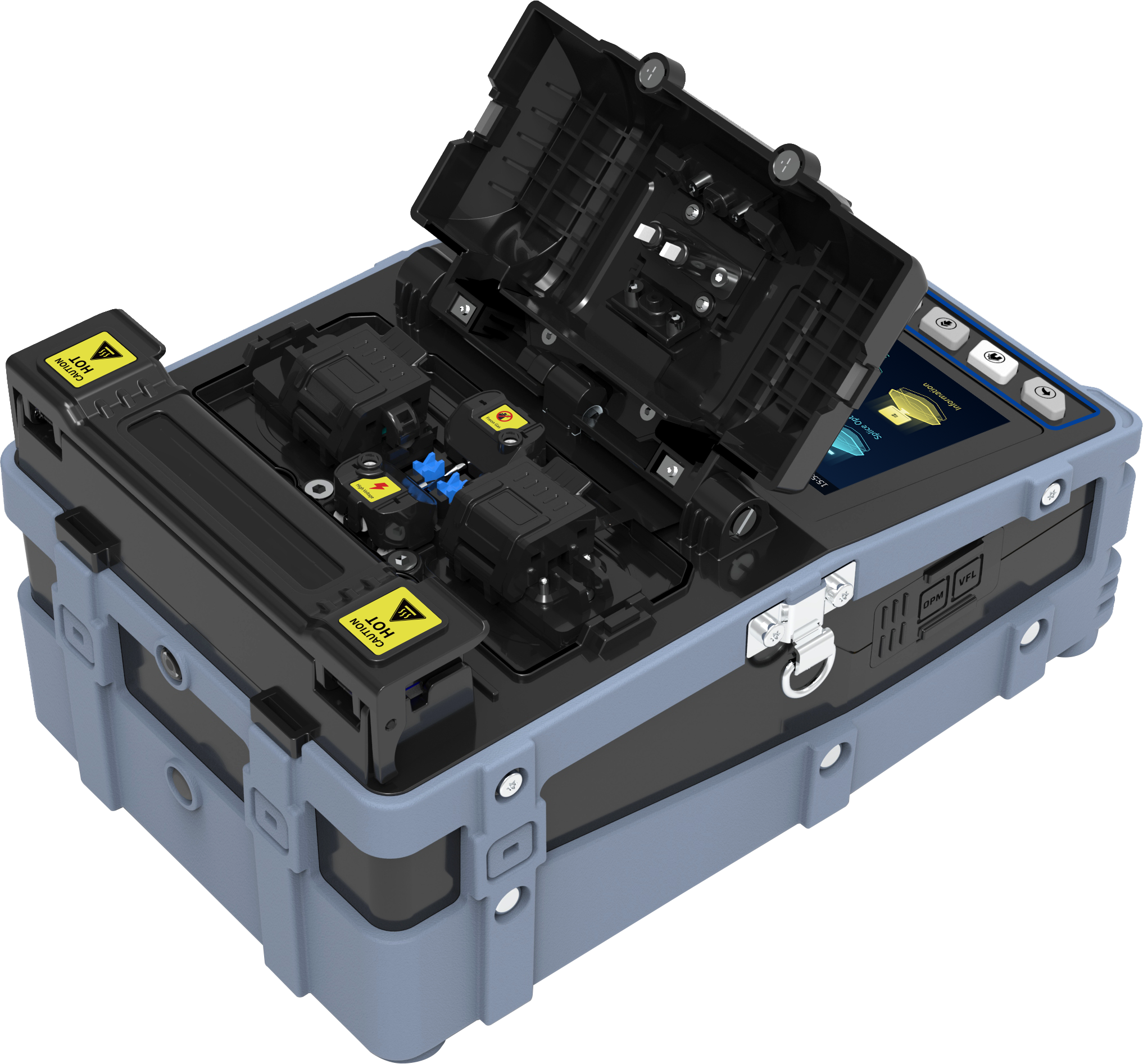 Customized fusion splicer optical fiber splice 7 second rapid fusion welding three in one multifunctional opm vfl Novker NK-3S