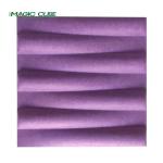 Office Building 3D Acoustic Wall Tiles Customized For Sound Insulator