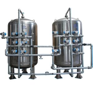 Wholesale Sistema De Filtracion De Agua FRP Filtro De Agua De Arena Filtro De Carbon Activo De Acero Al Carbono Filtro De Arena De Cuarzo from china suppliers