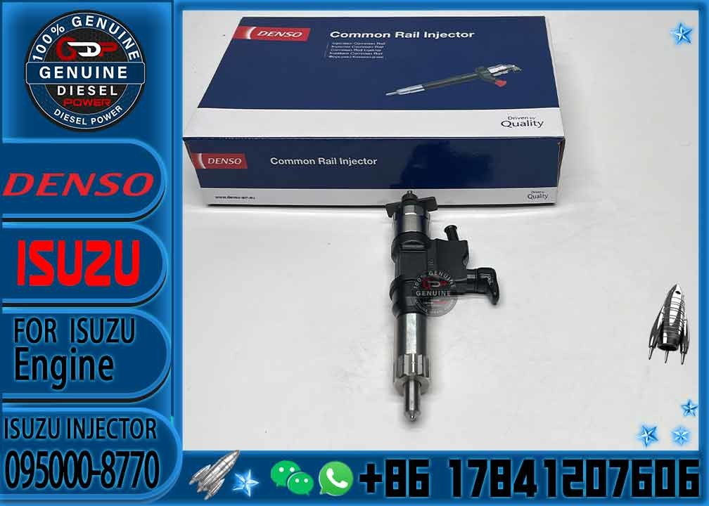 Genuine Diesel Common rail fuel injector 095000-8770, 095000-8771, 095000-8100, VG1038080007, VG1096080010