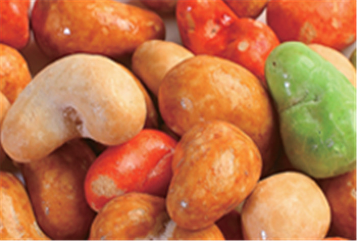 Low Calorie Cashew Nut Snacks Coconut , Sweet Roasted Cashews No Pigment