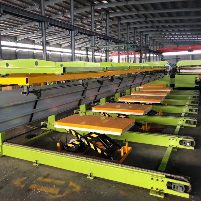 Steel And Zinc Automatic Stacker For Roofing Sheet / Tile Roll Forming Machine