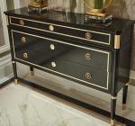 metal frame wooden dresser/ chest,M/F combo ,console,dresser with dovetail