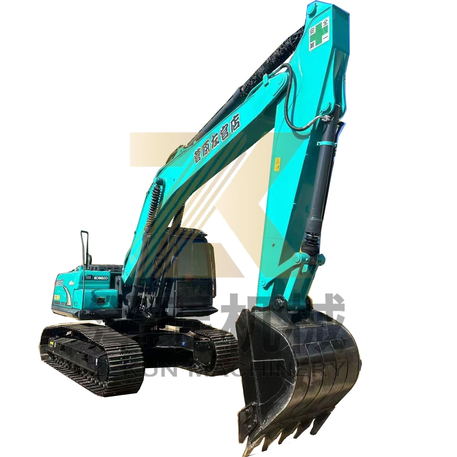 Good Condition 20Ton Used Kobelco SK200-8 Excavator 0.8m³ Bucket