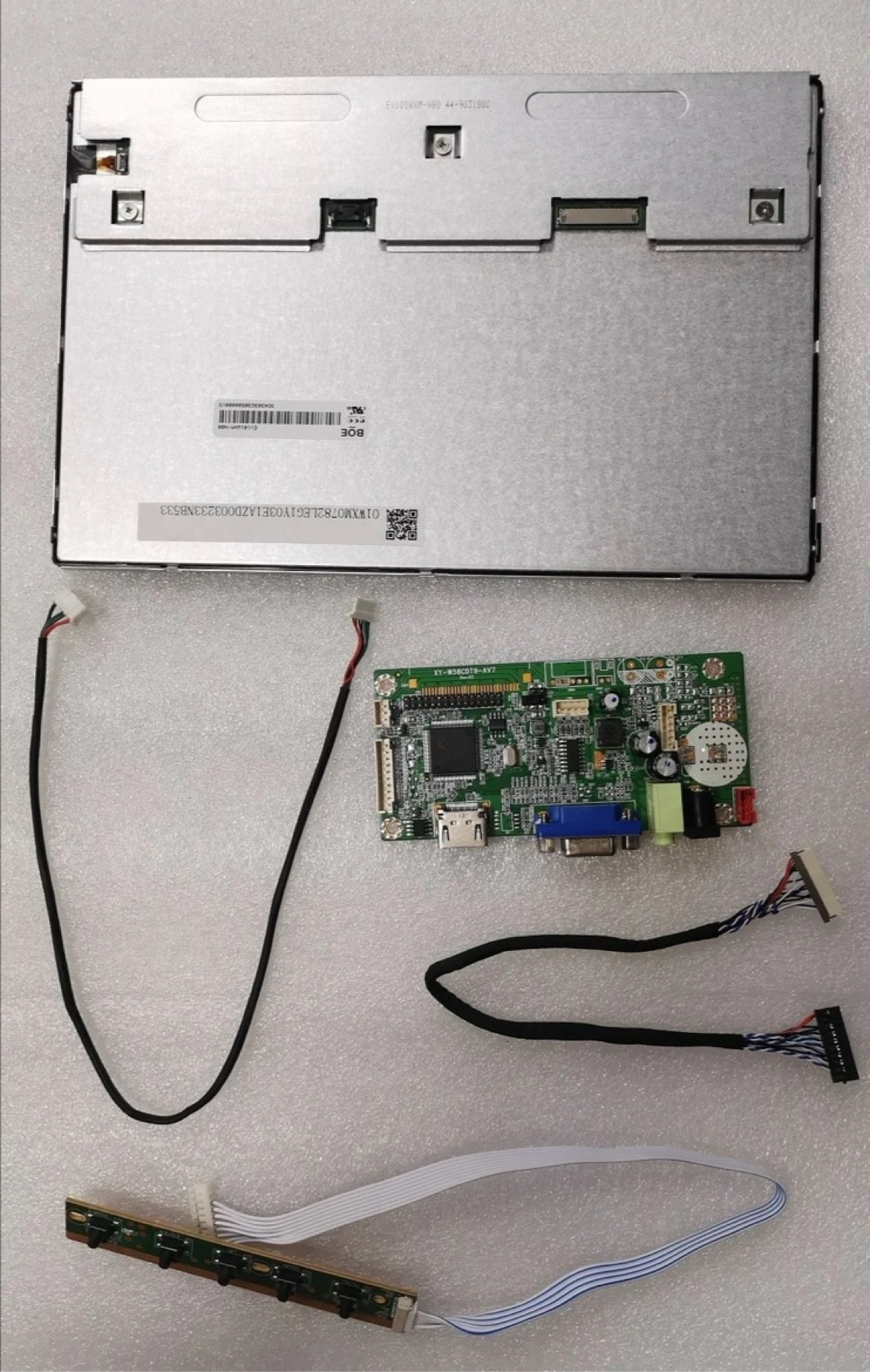 GV101WXM-N80 BOE 10.1" 1280(RGB)×800, 500 cd/m² INDUSTRIAL LCD DISPLAY